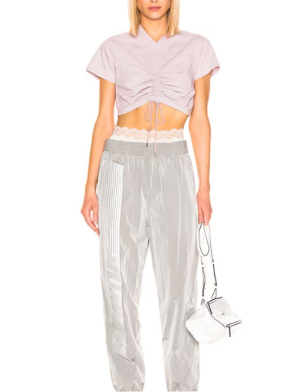 Alexander Wang High Twist Ruched Tee